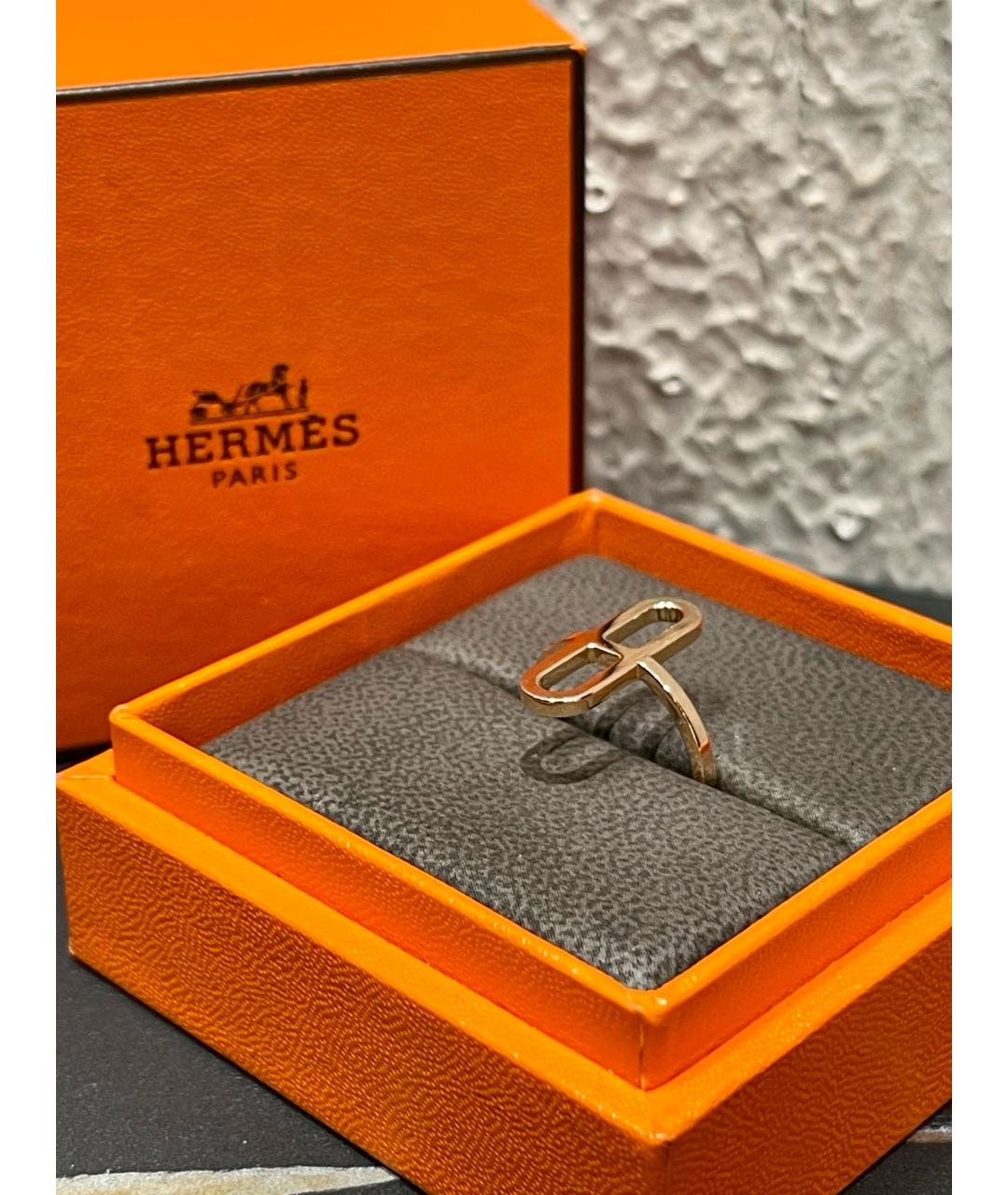 HERMES Розовое кольцо из розового золота, фото 4