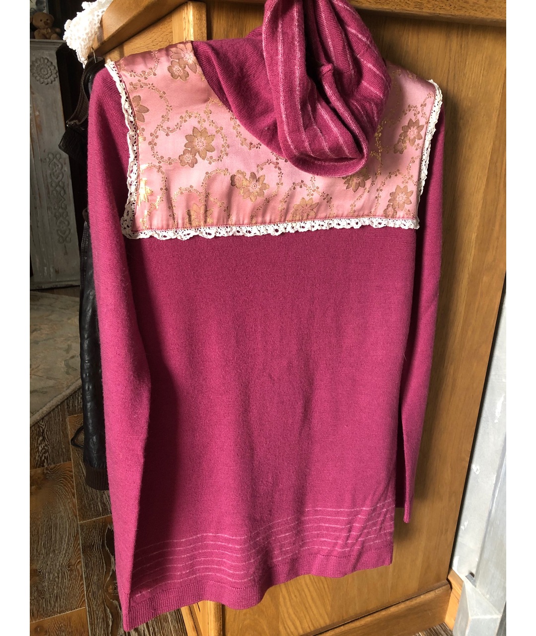 LACROIX Розовый шерстяной джемпер / свитер, фото 4