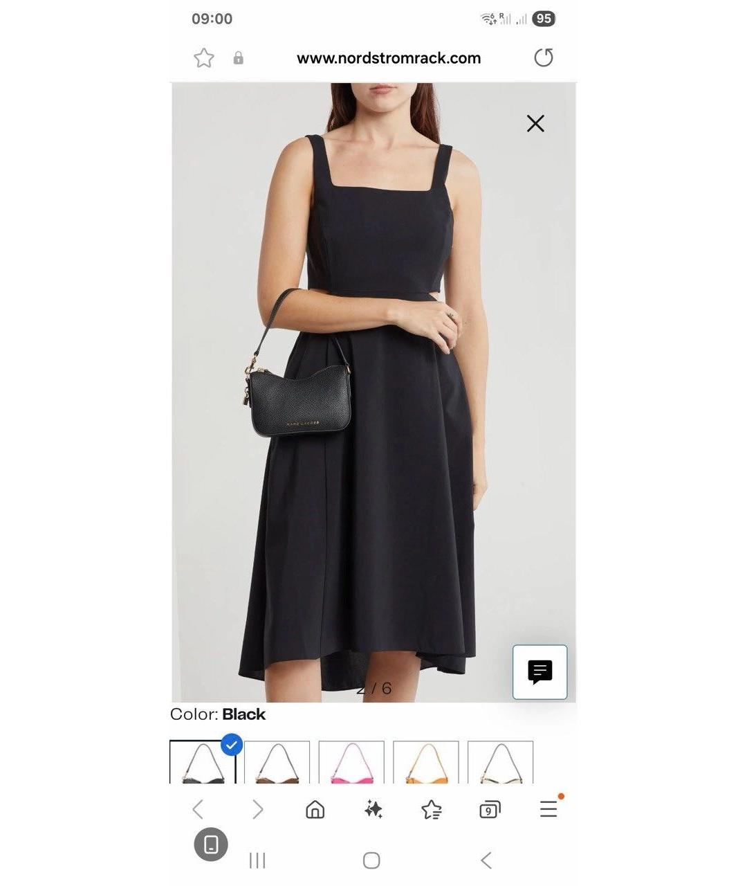 MARC JACOBS Черная кожаная сумка с короткими ручками, фото 5