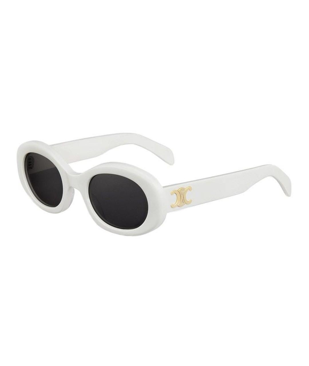 CELINE Белые солнцезащитные очки, фото 2