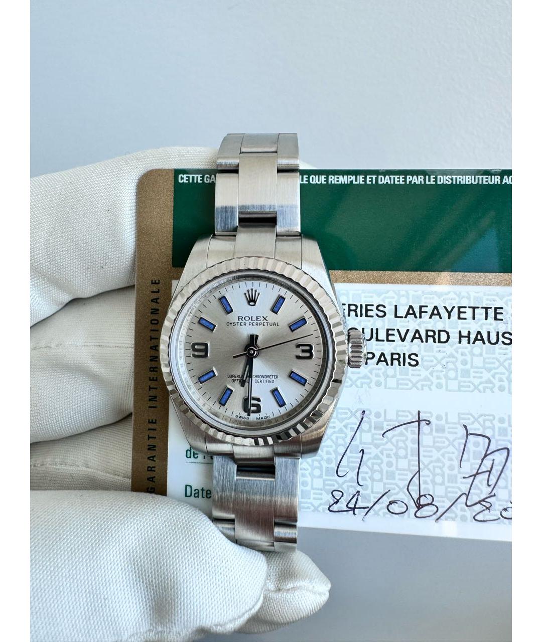 ROLEX Серебряные часы, фото 3