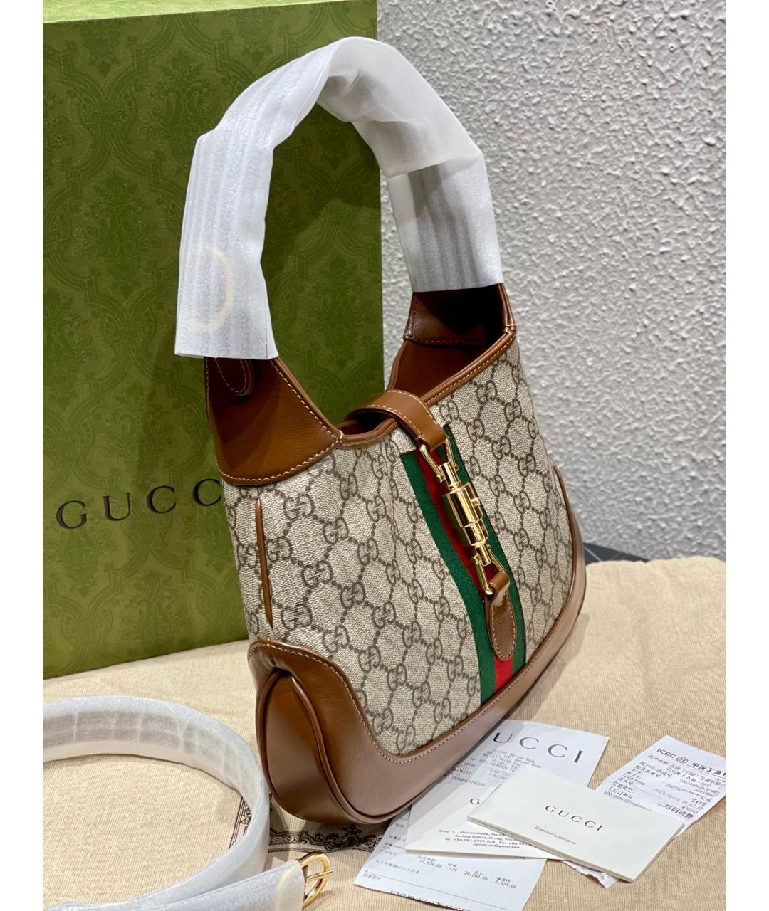 GUCCI Коричневая сумка через плечо, фото 2