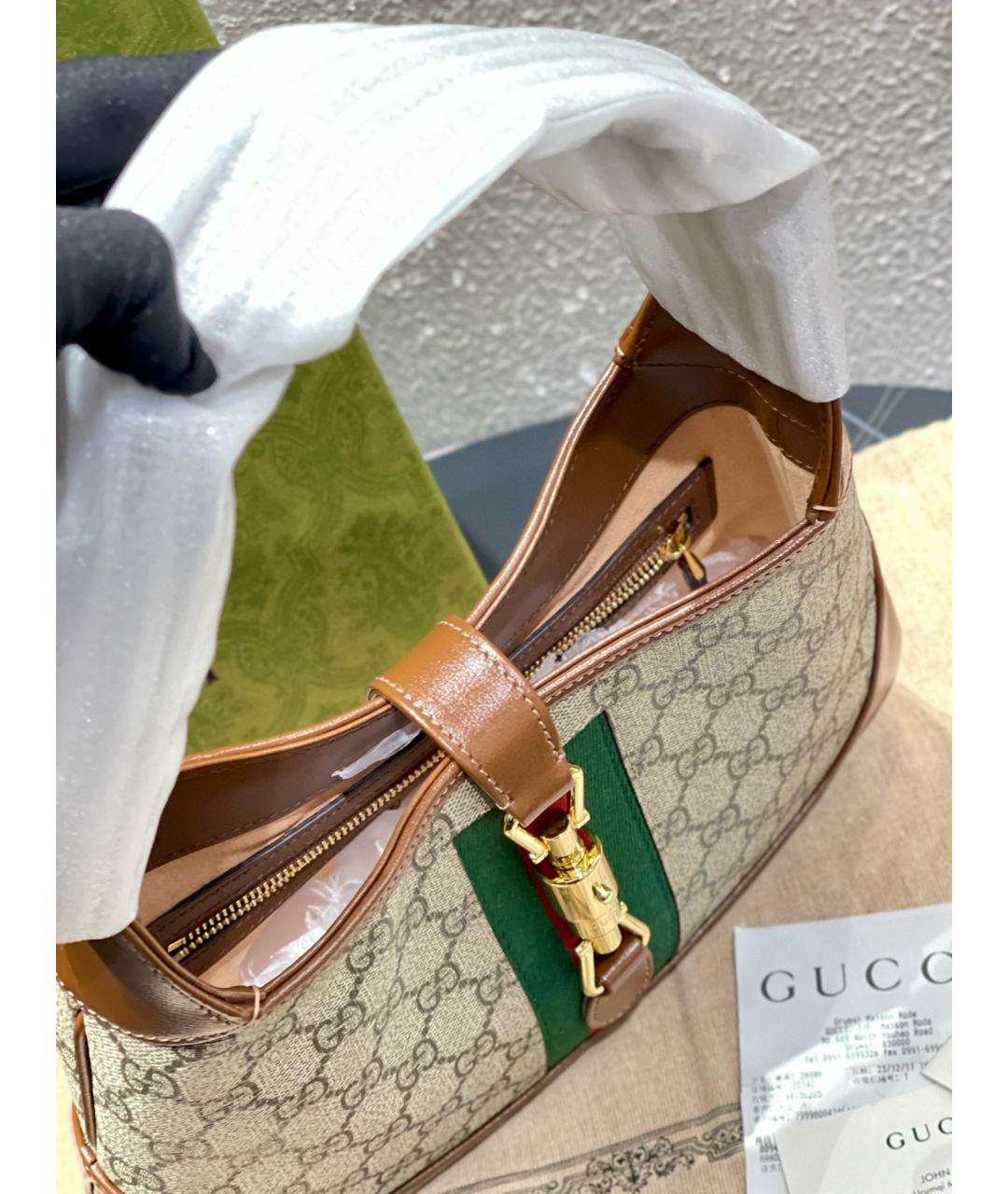 GUCCI Коричневая сумка через плечо, фото 5