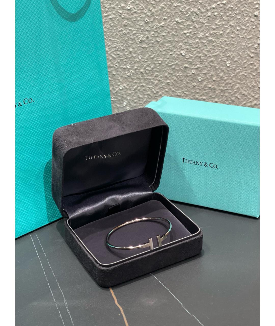 TIFFANY&CO Белый браслет из белого золота, фото 2