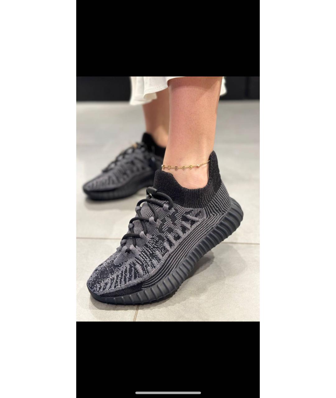 ADIDAS YEEZY Серые текстильные кроссовки, фото 7