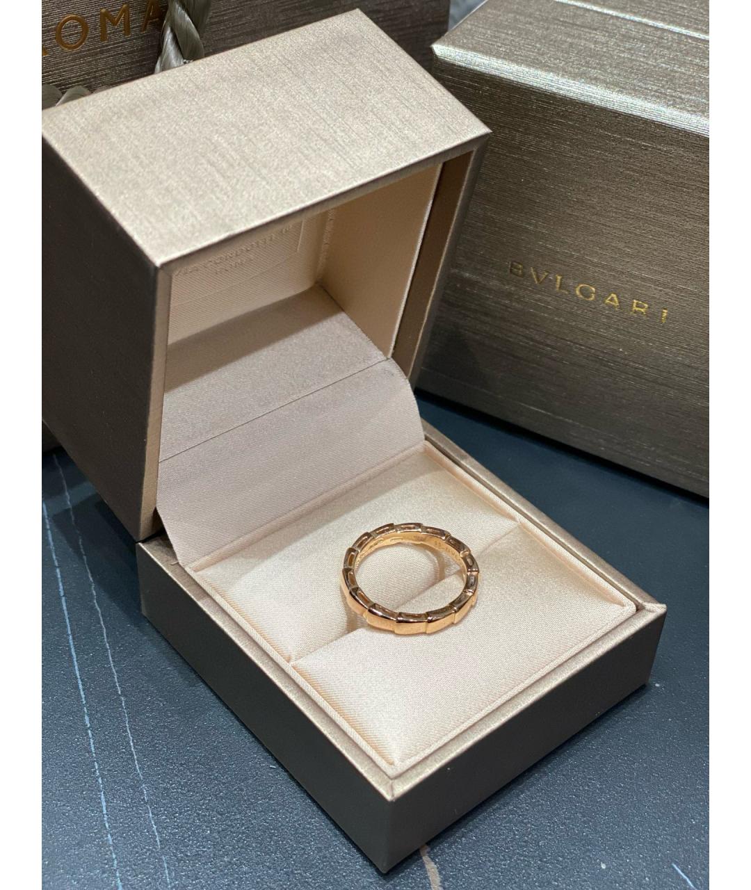 BVLGARI Розовое кольцо из розового золота, фото 5