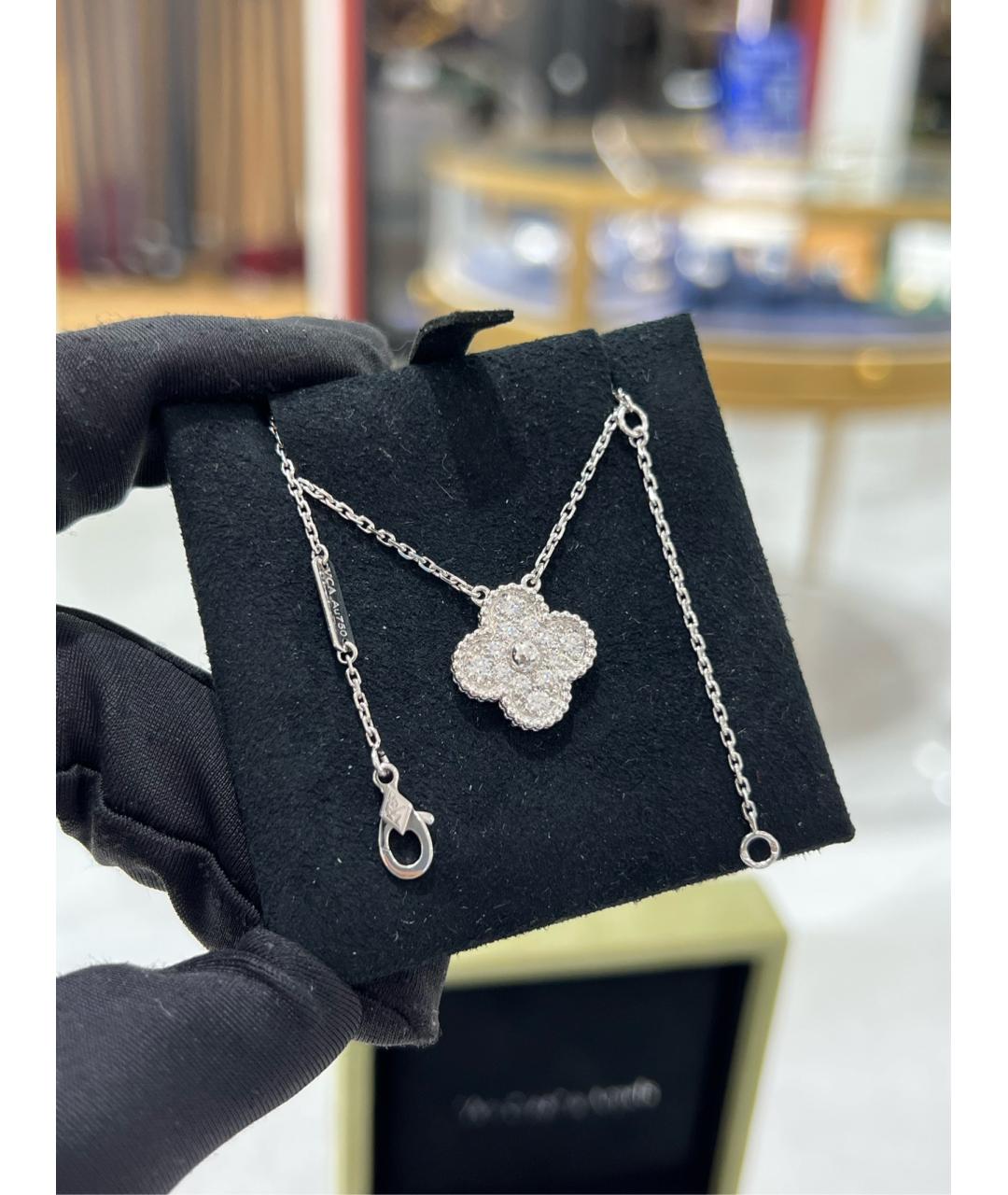VAN CLEEF & ARPELS Серебряная подвеска из белого золота, фото 2