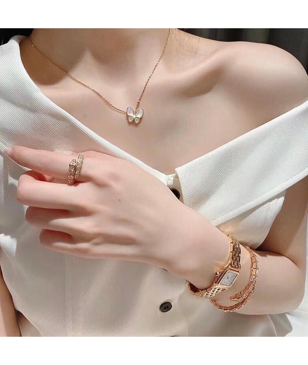 VAN CLEEF & ARPELS Белая подвеска из розового золота, фото 9