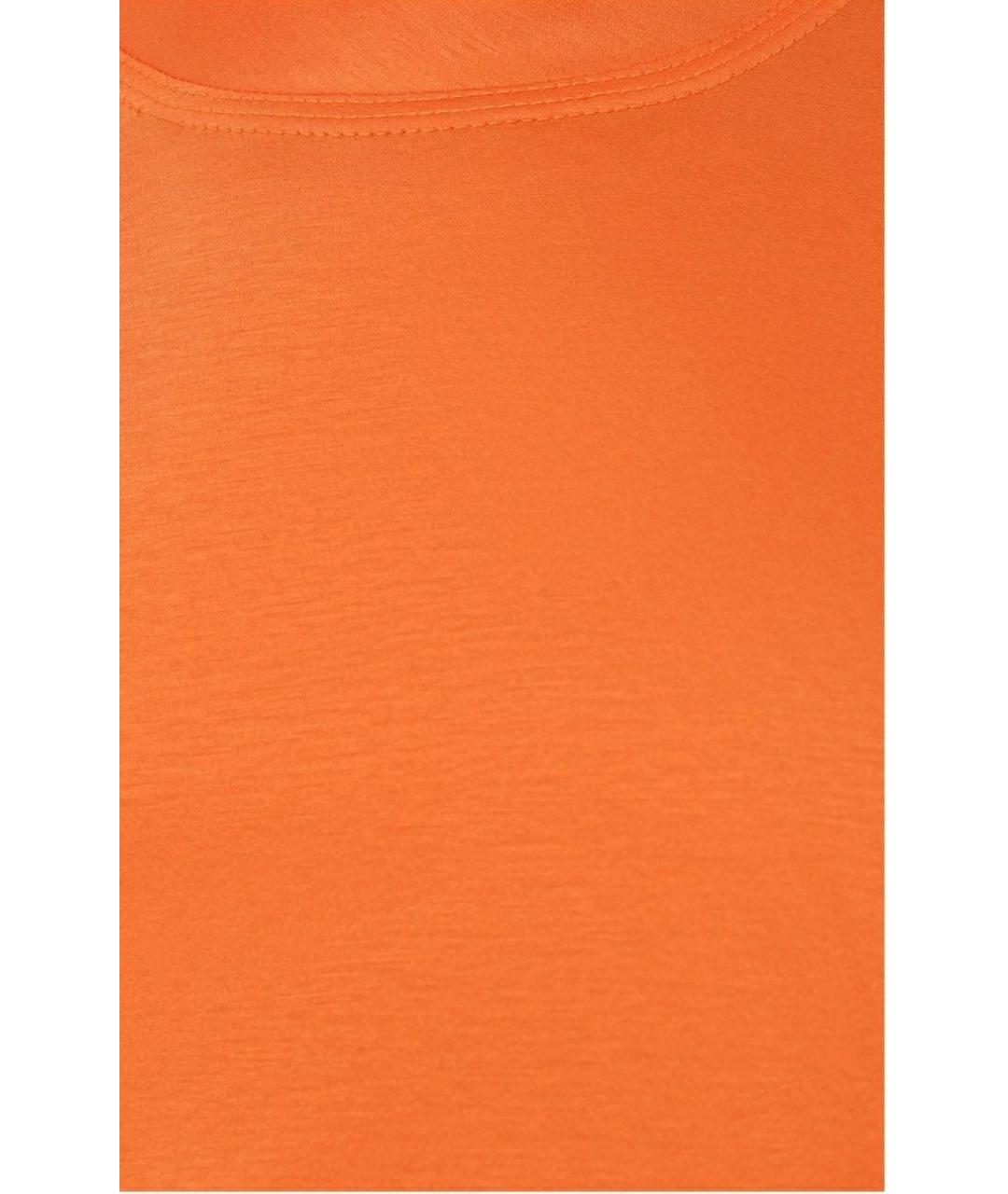 KITON Оранжевая хлопковая футболка, фото 5
