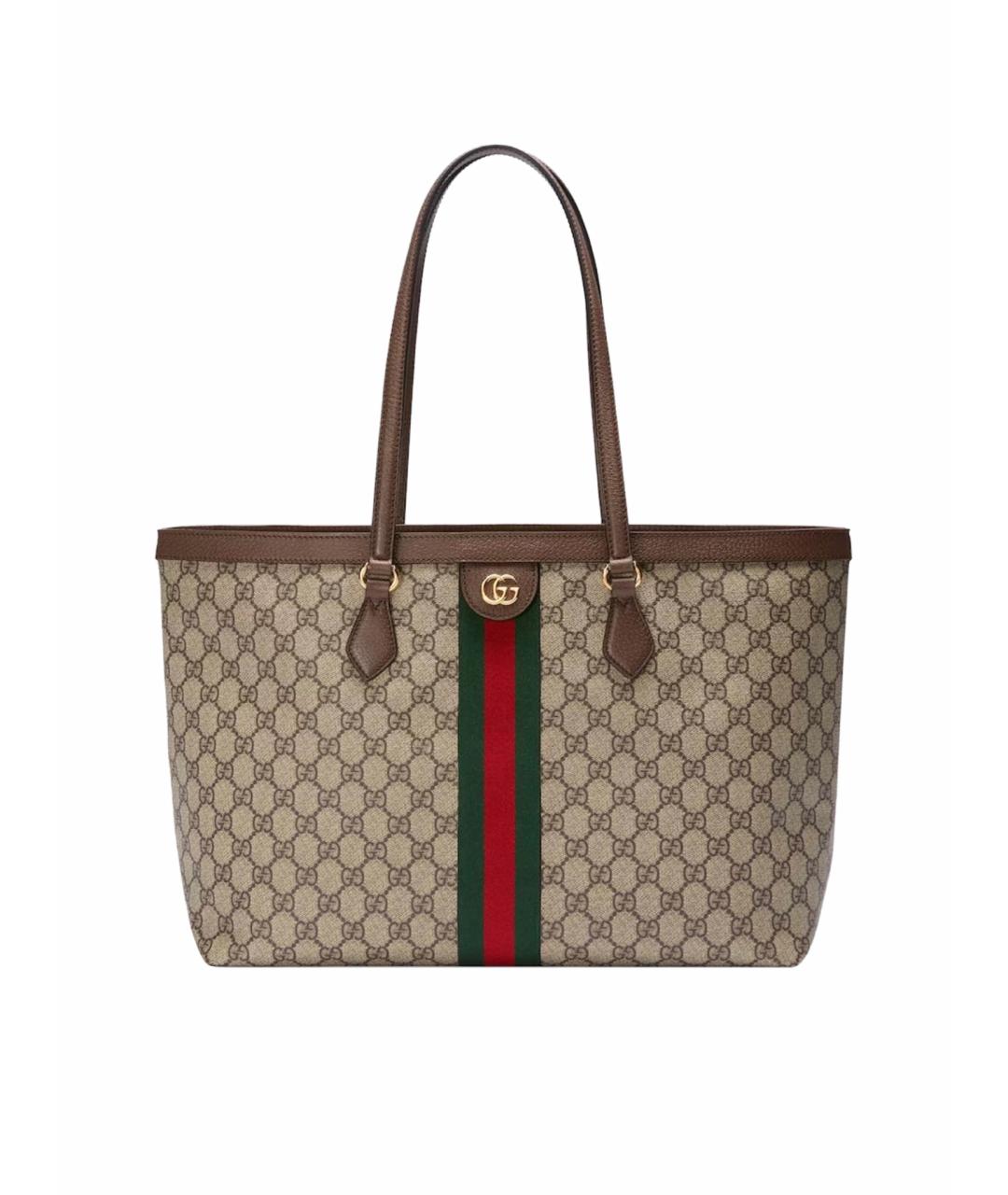 GUCCI Бежевая сумка тоут, фото 1