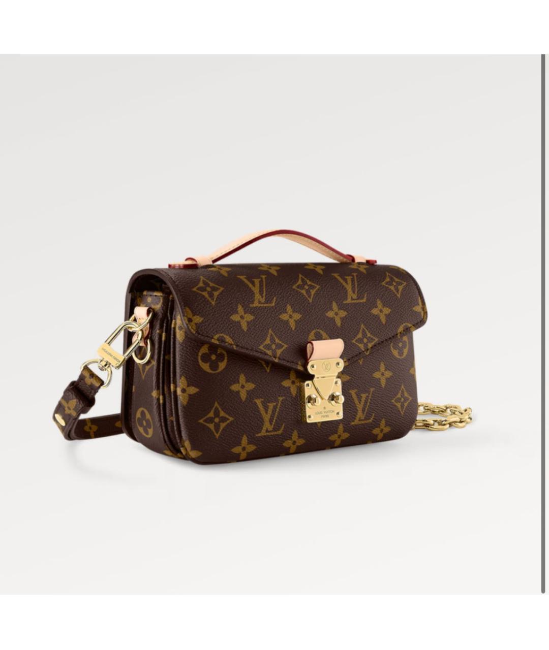 LOUIS VUITTON Коричневая сумка через плечо, фото 2