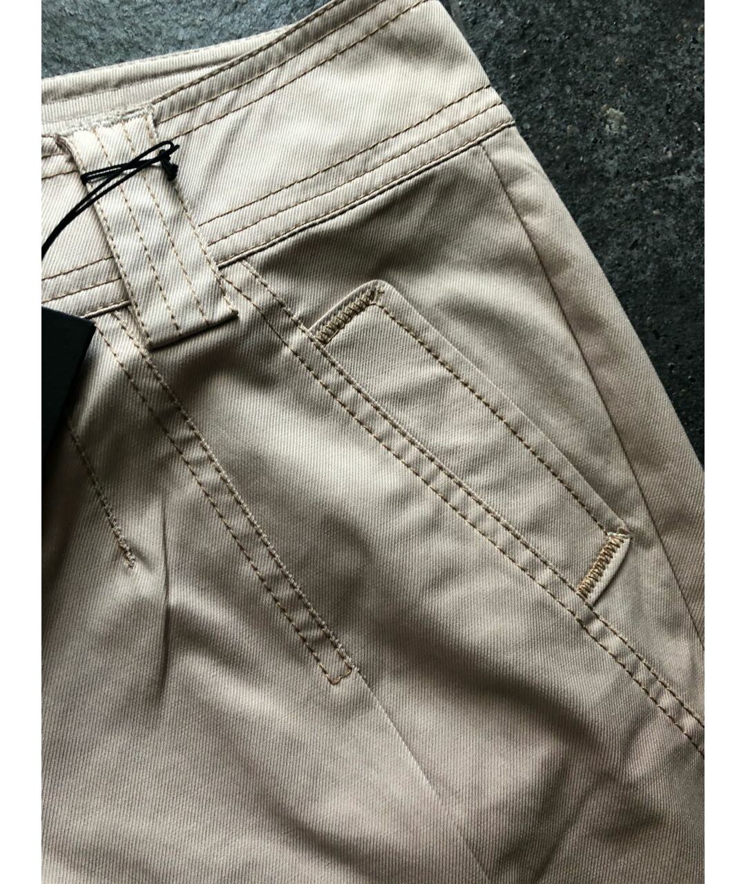 STEFANEL Бежевые брюки узкие, фото 4