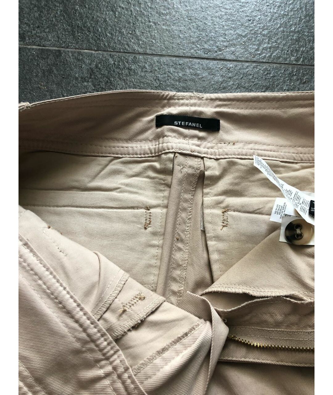 STEFANEL Бежевые брюки узкие, фото 2