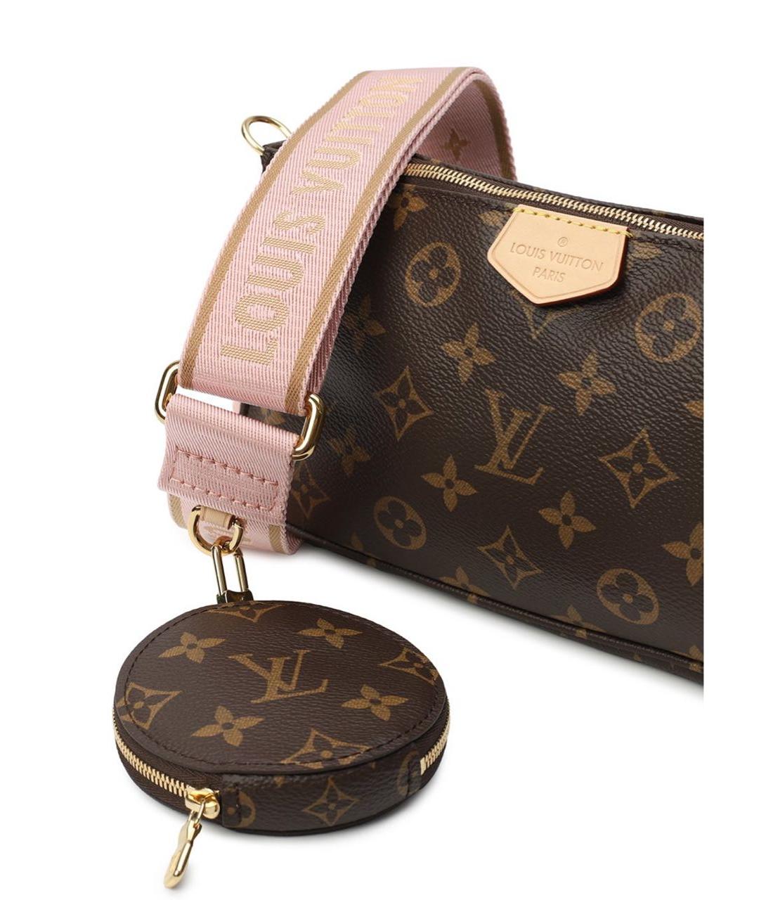 LOUIS VUITTON Коричневая сумка через плечо, фото 2