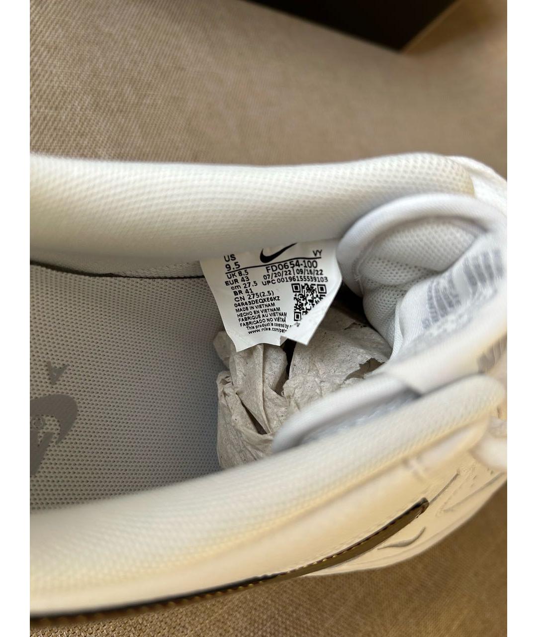 NIKE Белые низкие кроссовки / кеды, фото 6