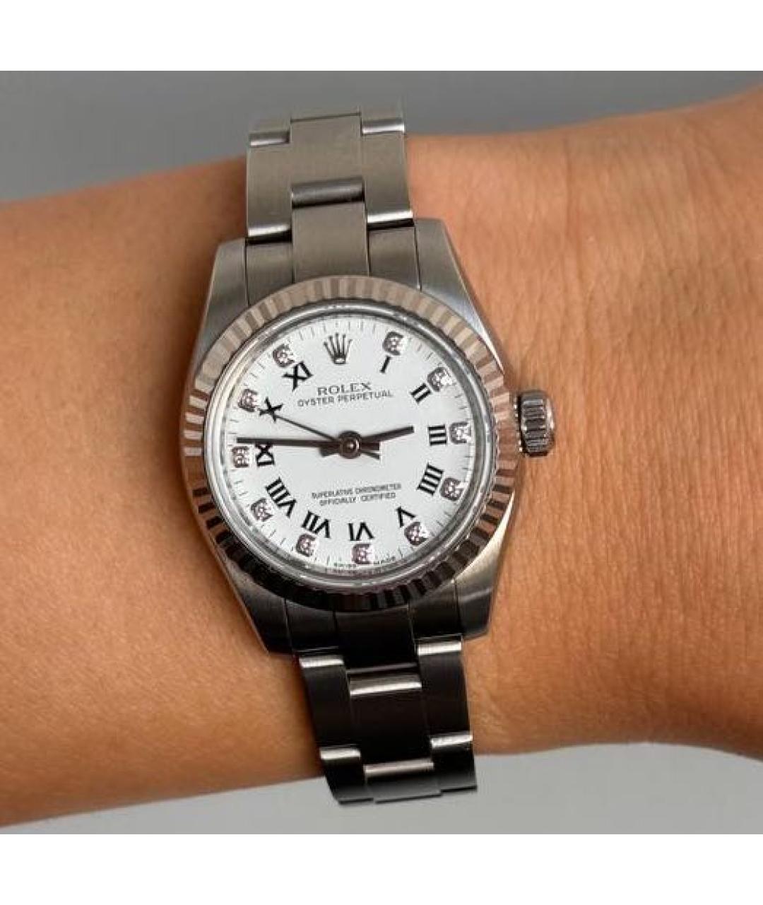 ROLEX Белые часы, фото 4