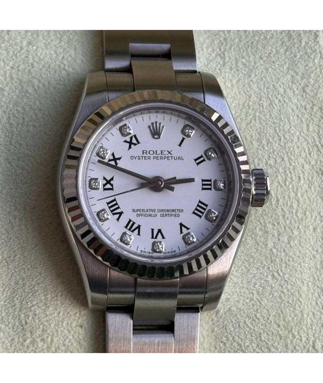ROLEX Белые часы, фото 8