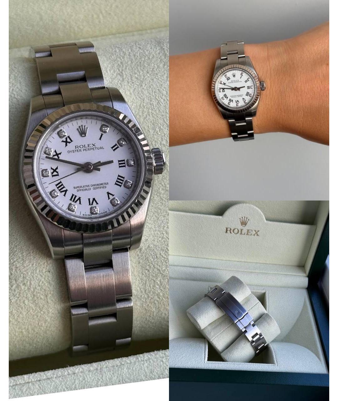 ROLEX Белые часы, фото 2