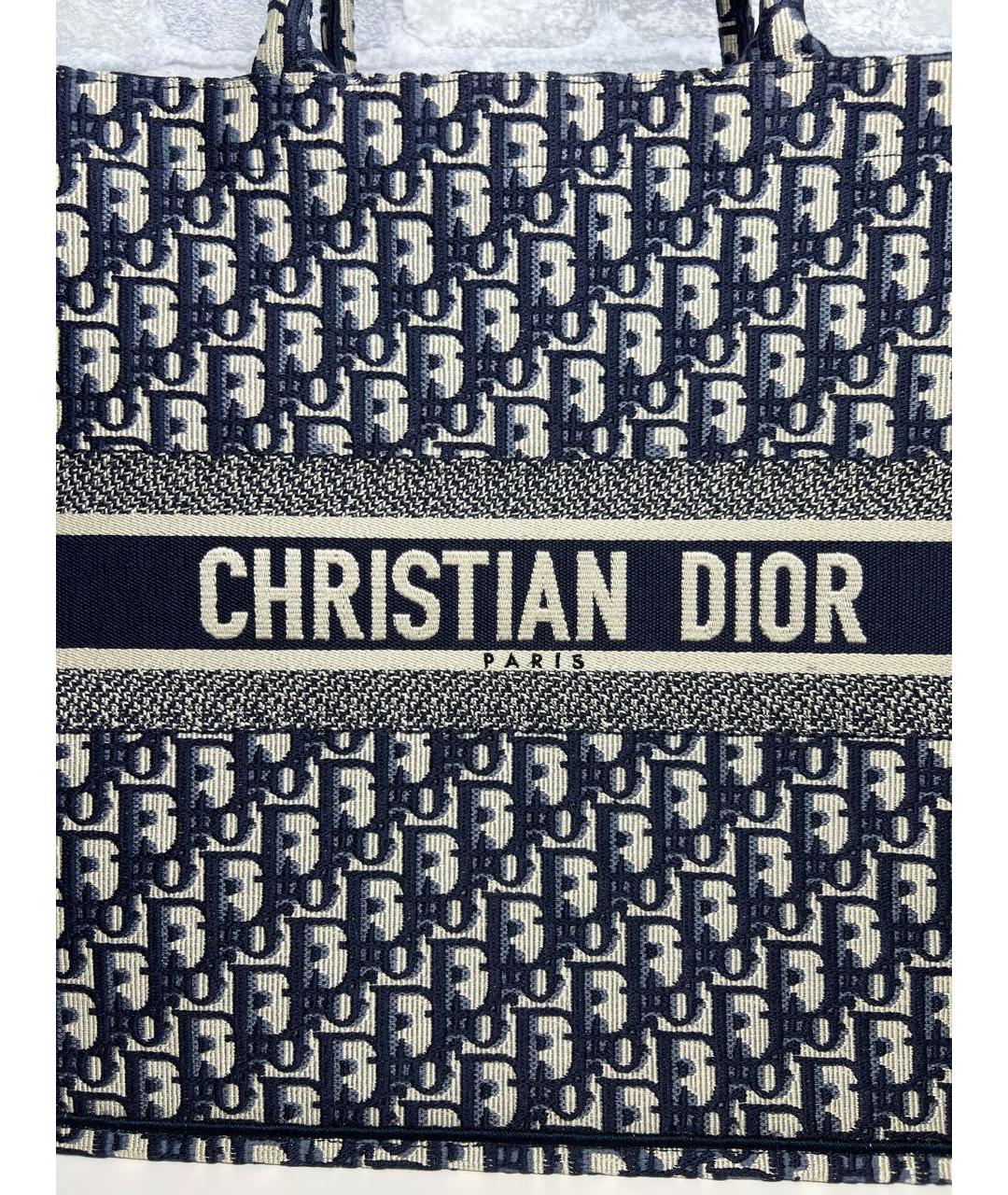 CHRISTIAN DIOR Тканевая сумка тоут, фото 3