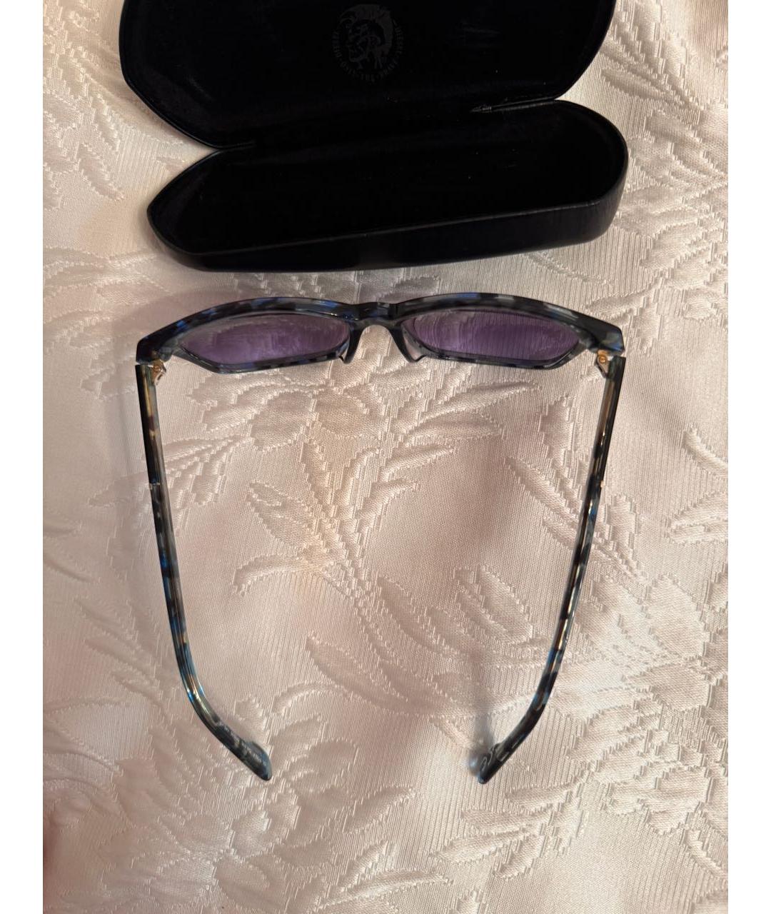 DIESEL Синие пластиковые солнцезащитные очки, фото 7