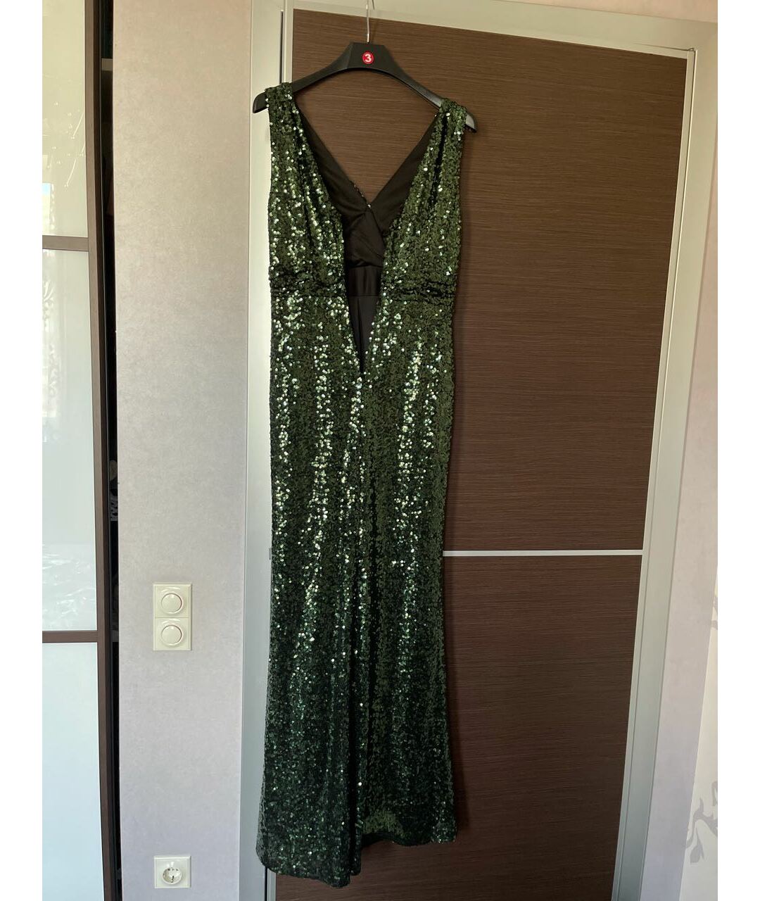 BADGLEY MISCHKA Зеленые вечернее платье, фото 2