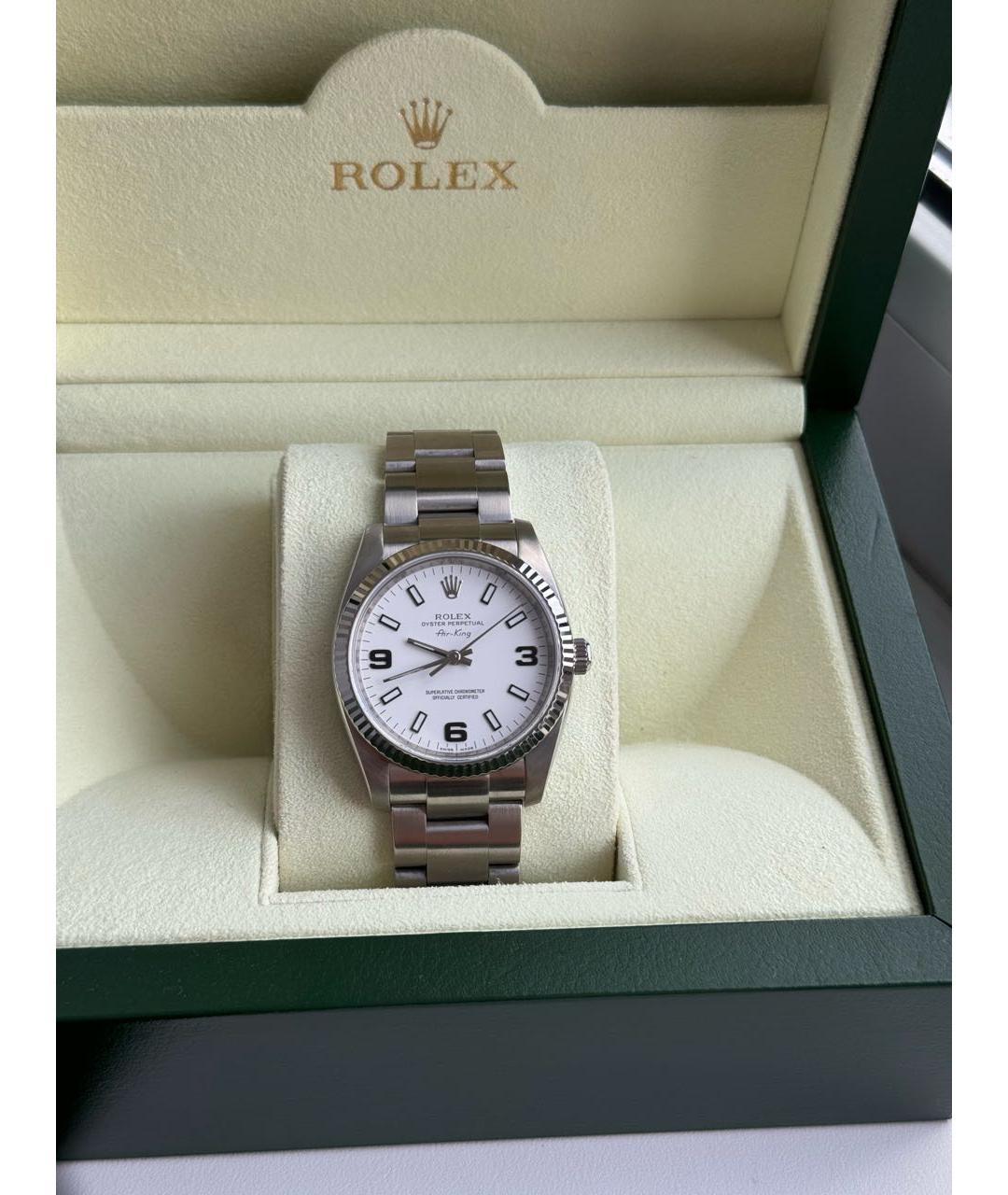 ROLEX Серебряные часы, фото 6