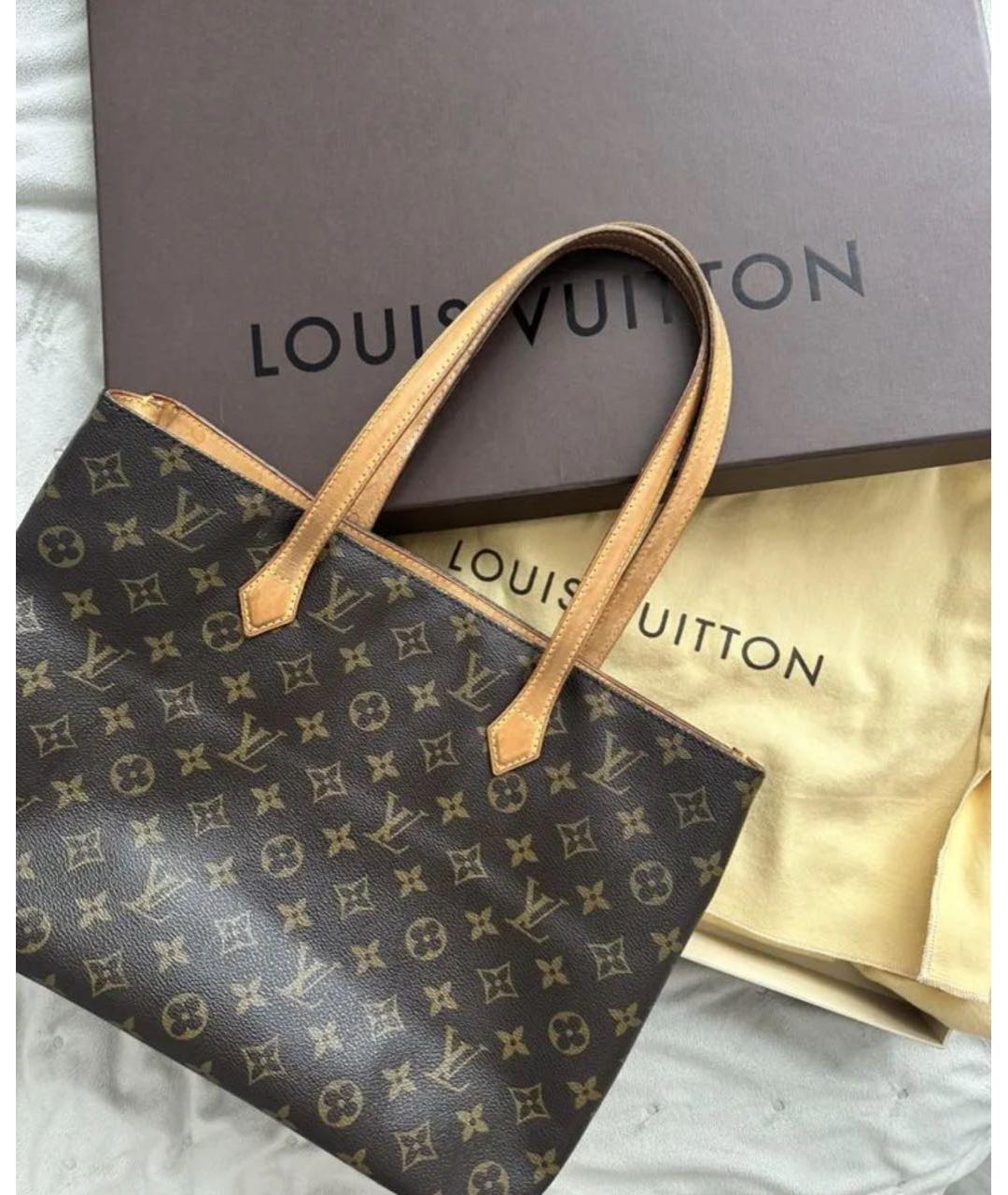 LOUIS VUITTON Коричневая сумка тоут, фото 2