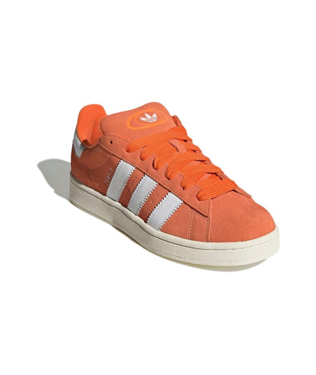 ADIDAS Оранжевые замшевые кроссовки, фото 2