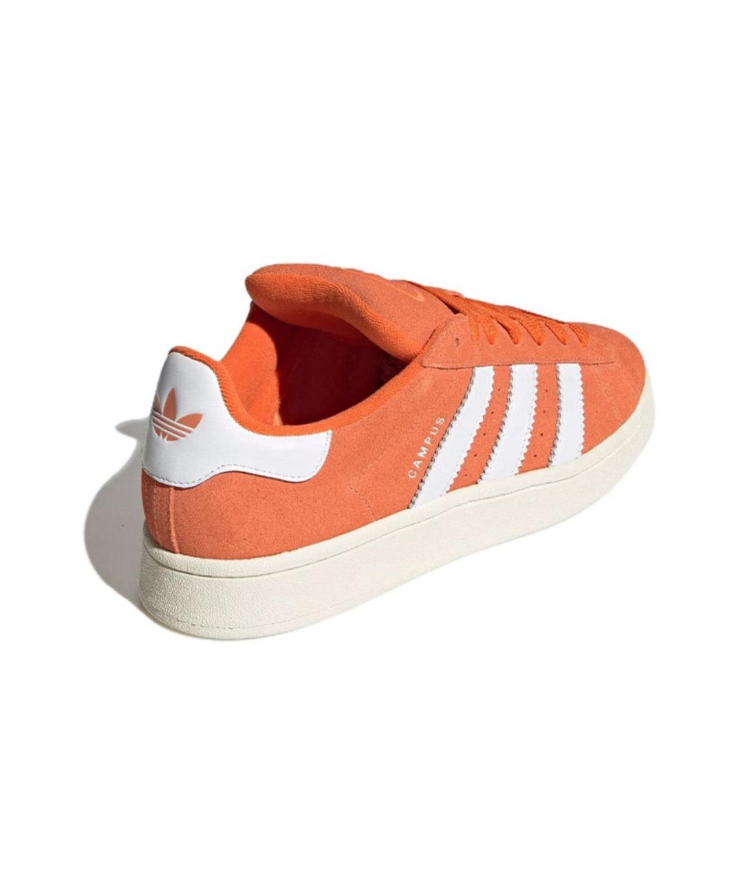 ADIDAS Оранжевые замшевые кроссовки, фото 3