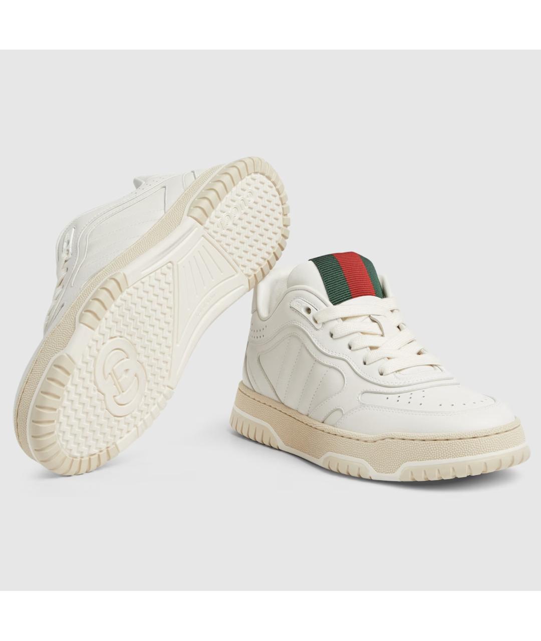 GUCCI Белые кроссовки, фото 4