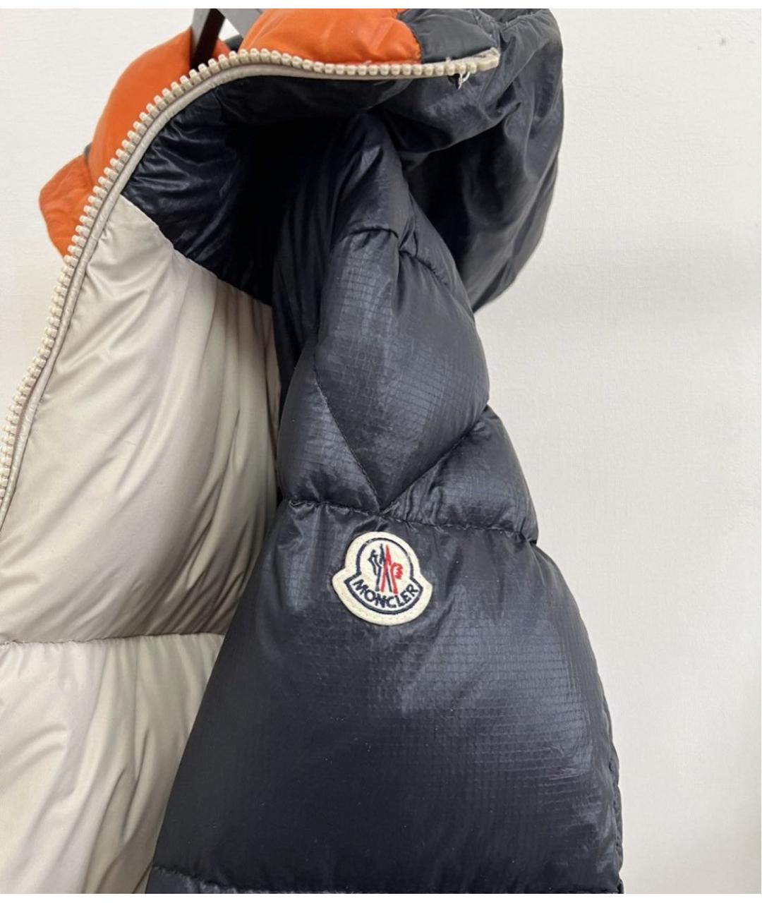 MONCLER Бежевый пуховик, фото 3