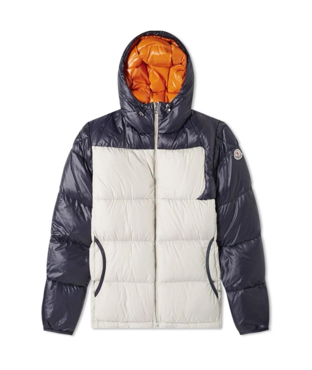 MONCLER Бежевый пуховик, фото 1