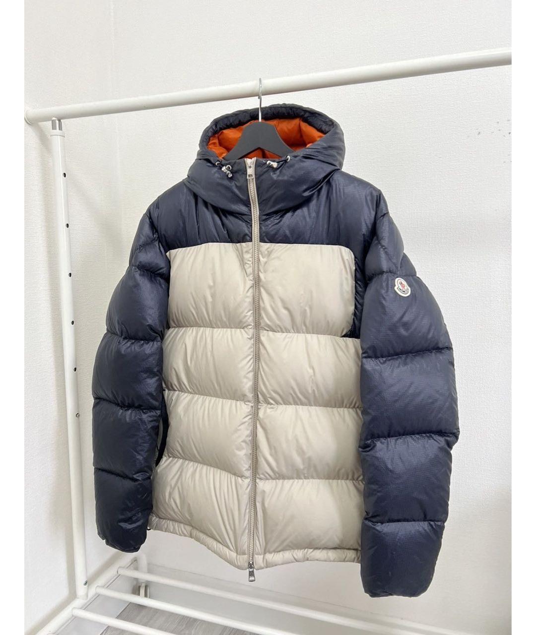 MONCLER Бежевый пуховик, фото 2