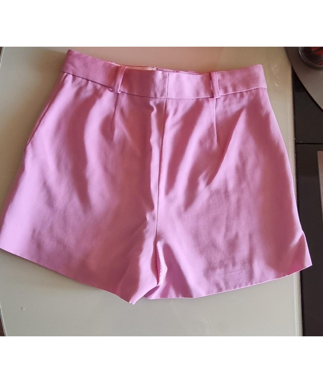 ADIDAS BY STELLA MCCARTNEY Розовые шерстяные шорты, фото 2