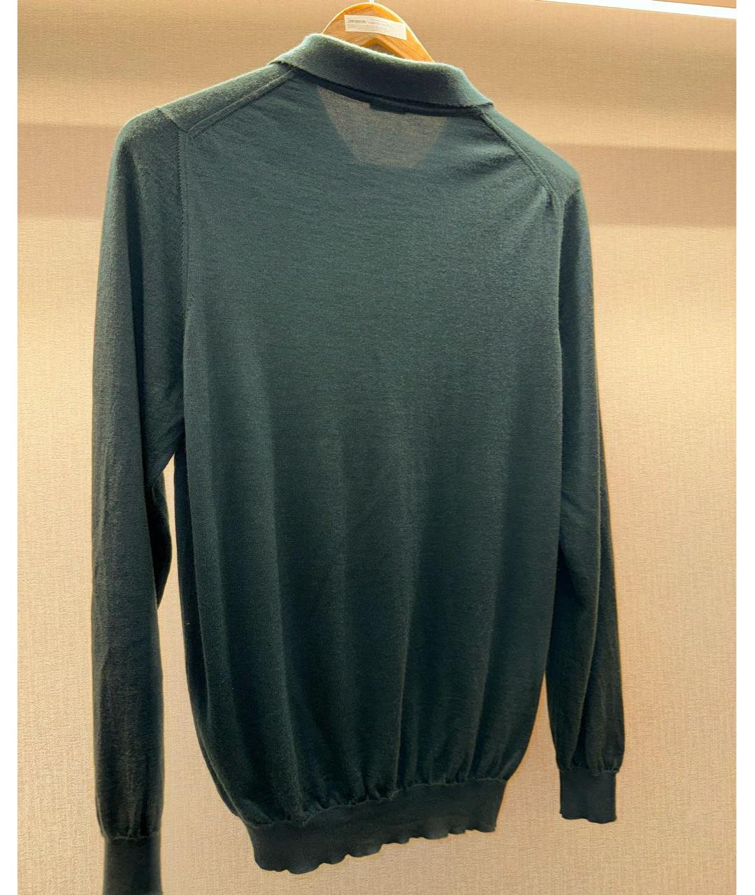 KITON Зеленый кашемировый джемпер / свитер, фото 2