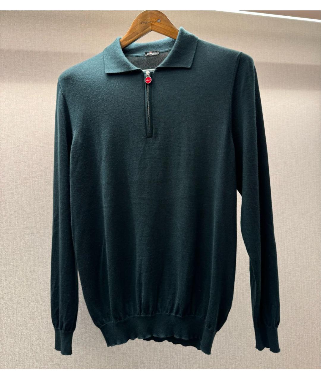 KITON Зеленый кашемировый джемпер / свитер, фото 3