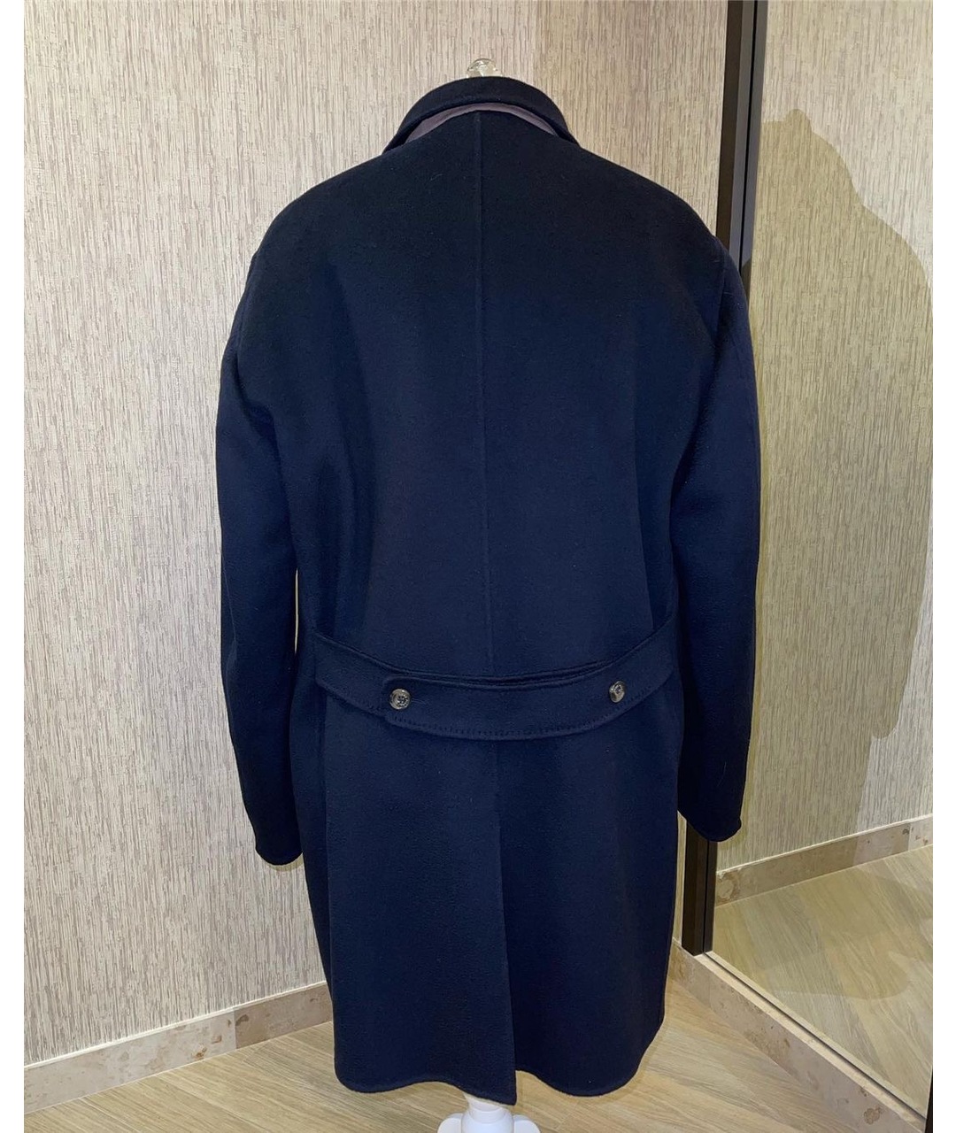 LORO PIANA Темно-синее кашемировое пальто, фото 2