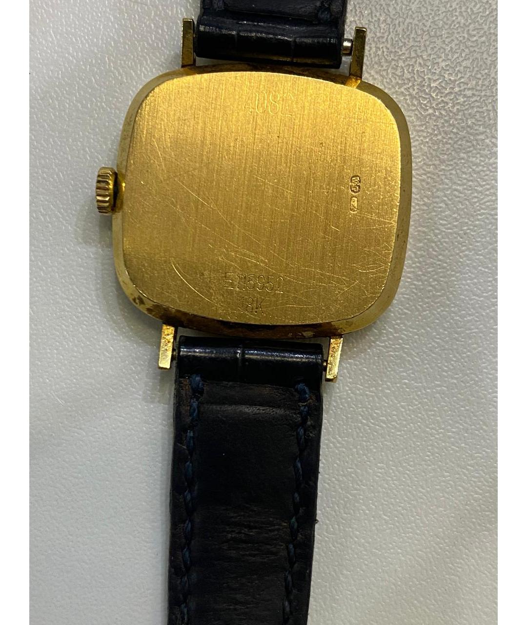 ROLEX Темно-синие часы из желтого золота, фото 2