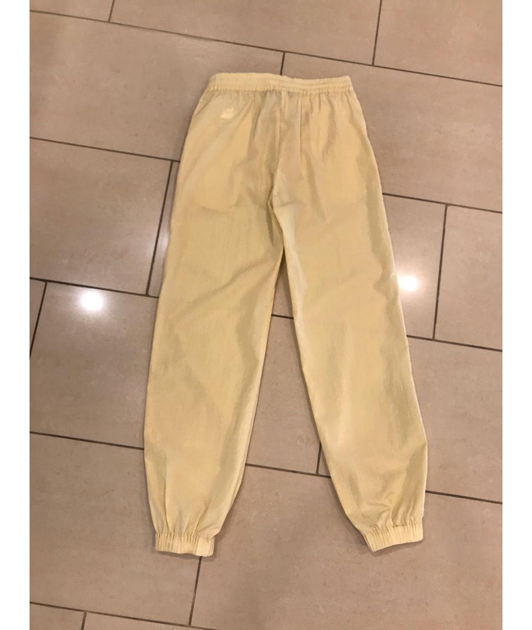 FABIANA FILIPPI Желтые полиамидовые брюки узкие, фото 2