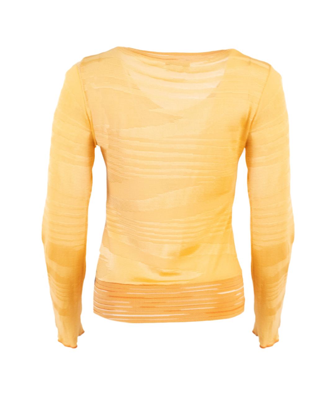 MISSONI Оранжевый вискозный джемпер / свитер, фото 2
