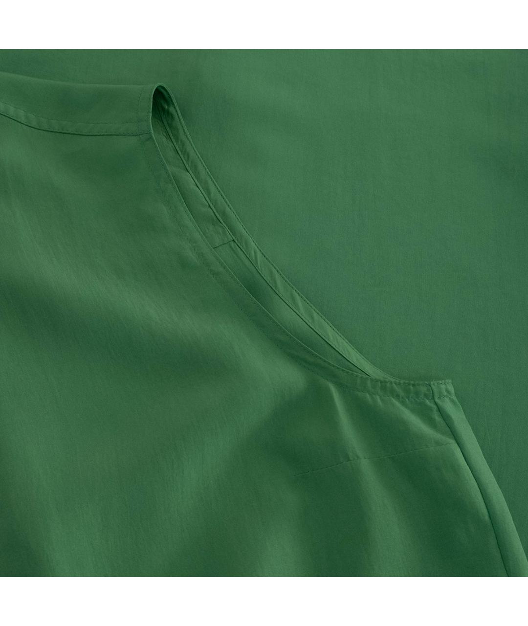 STELLA MCCARTNEY Зеленые шелковое повседневное платье, фото 4