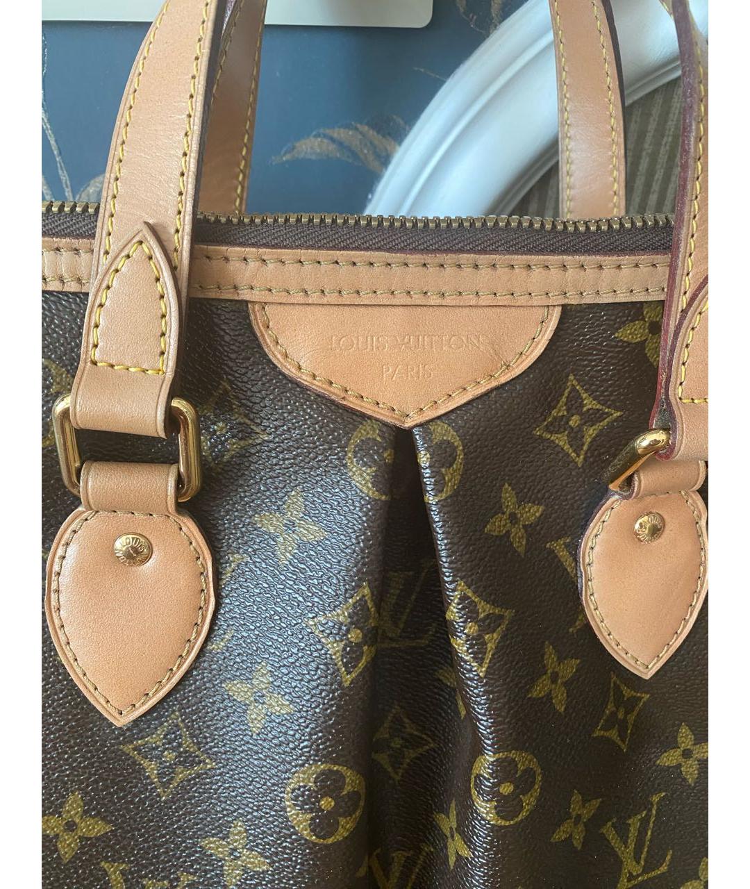 LOUIS VUITTON Коричневая сумка тоут, фото 3