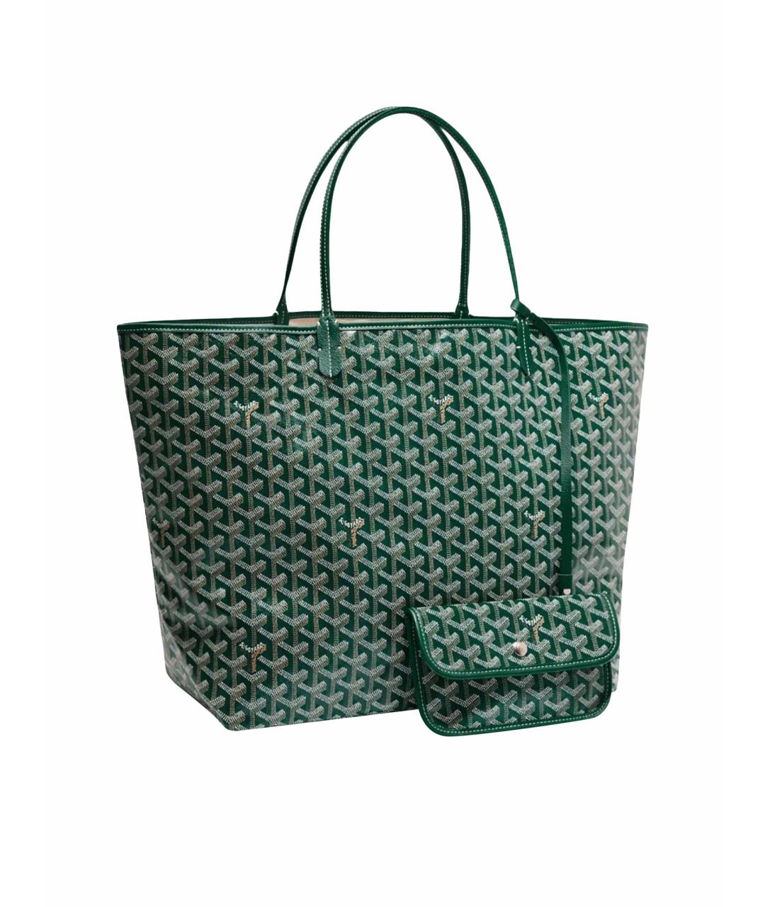 GOYARD Зеленая сумка тоут, фото 1