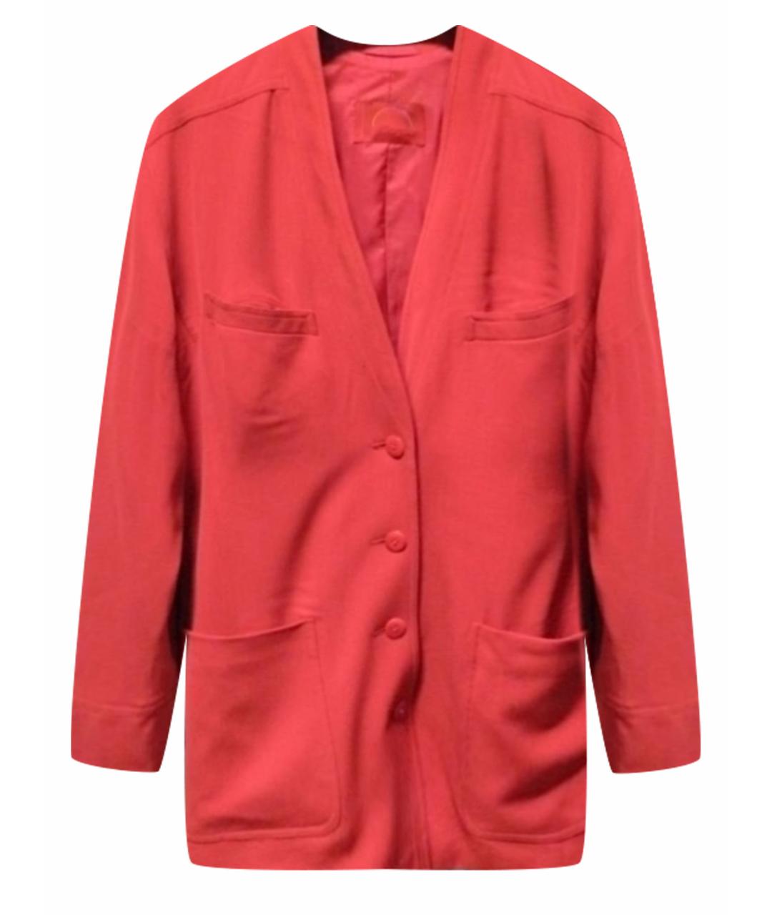 BOGNER Красный шерстяной жакет/пиджак, фото 1