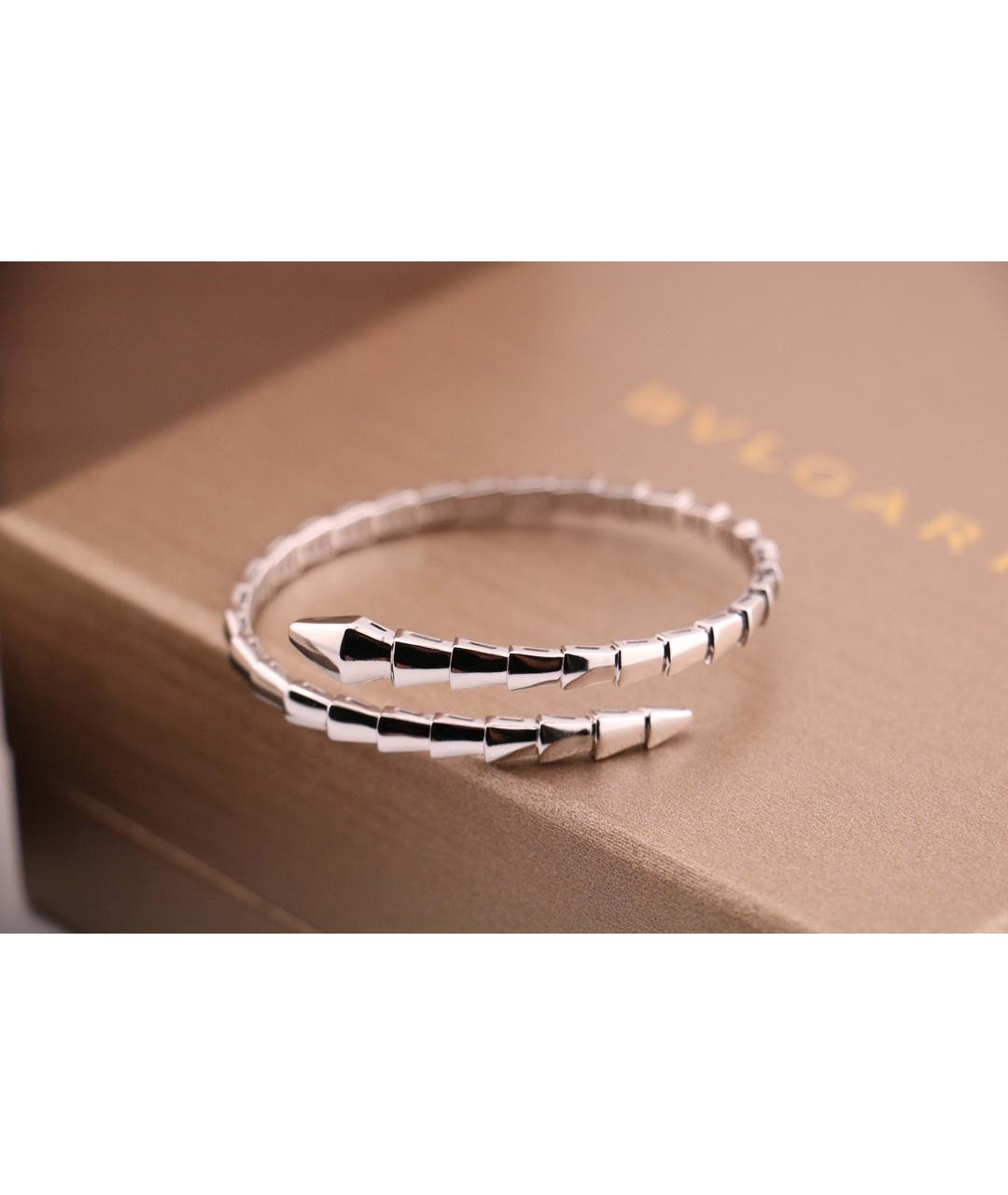 BVLGARI Серебряный браслет из белого золота, фото 3