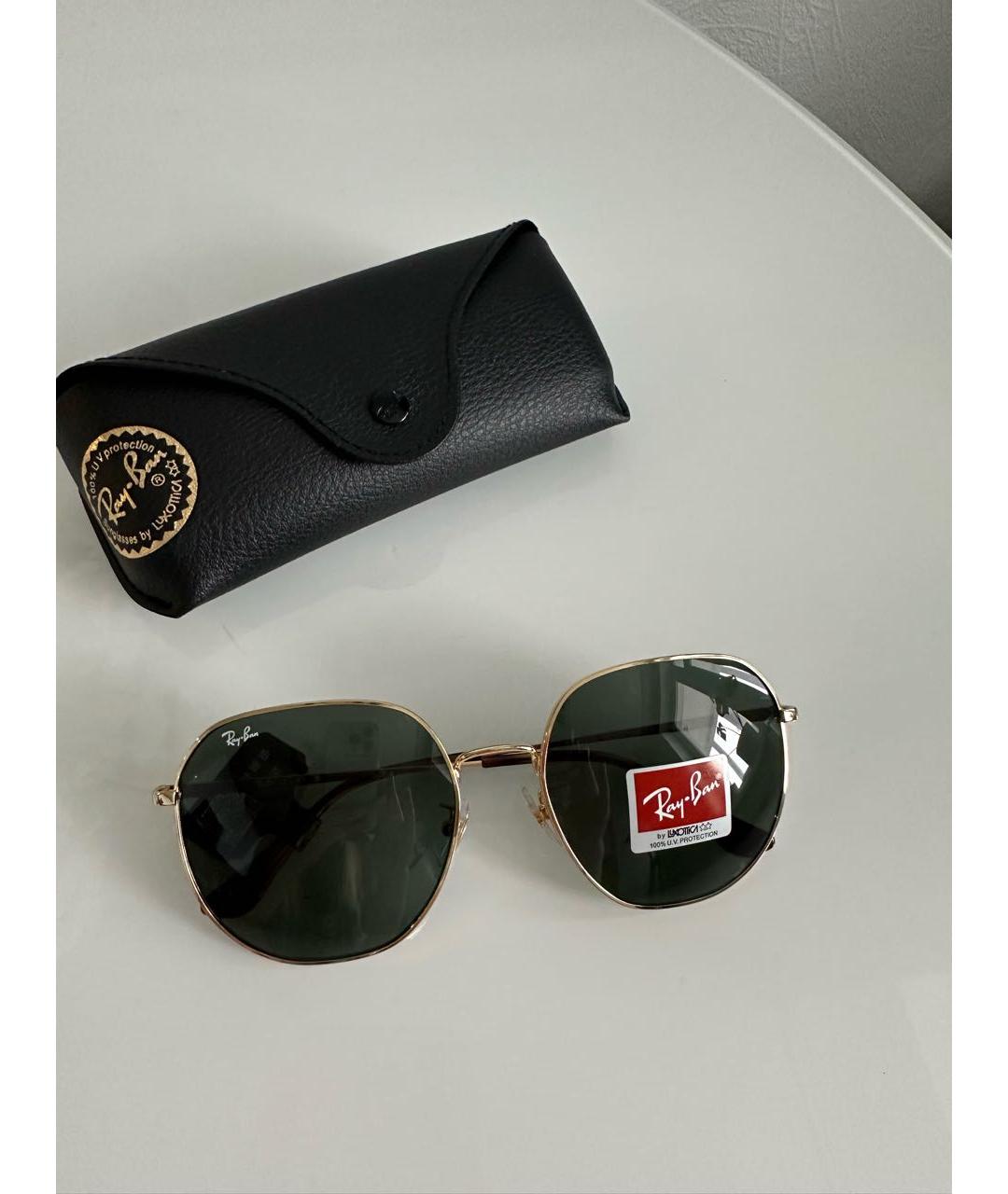 RAY BAN Черные солнцезащитные очки, фото 5