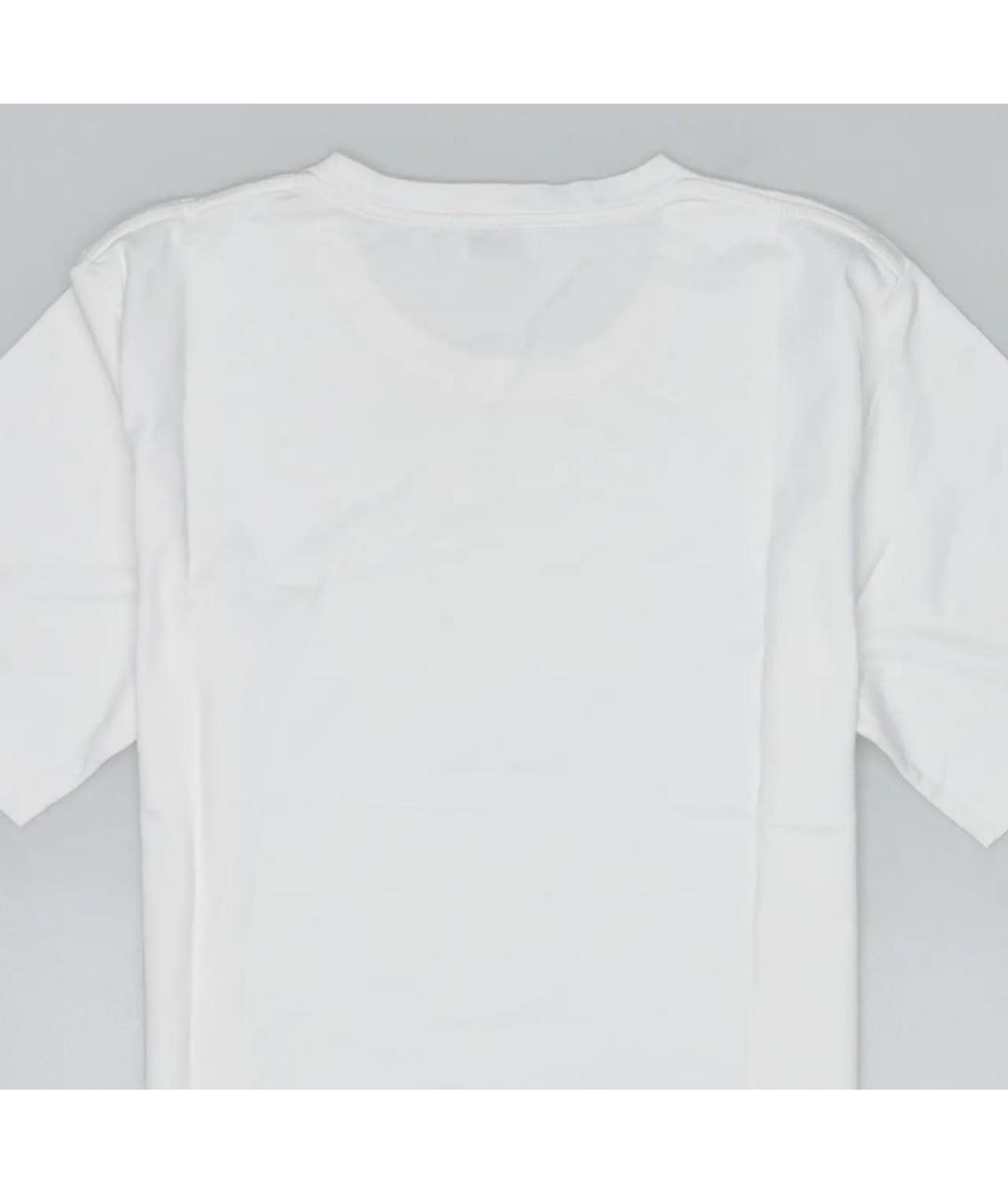 SAINT LAURENT Белая хлопковая футболка, фото 2
