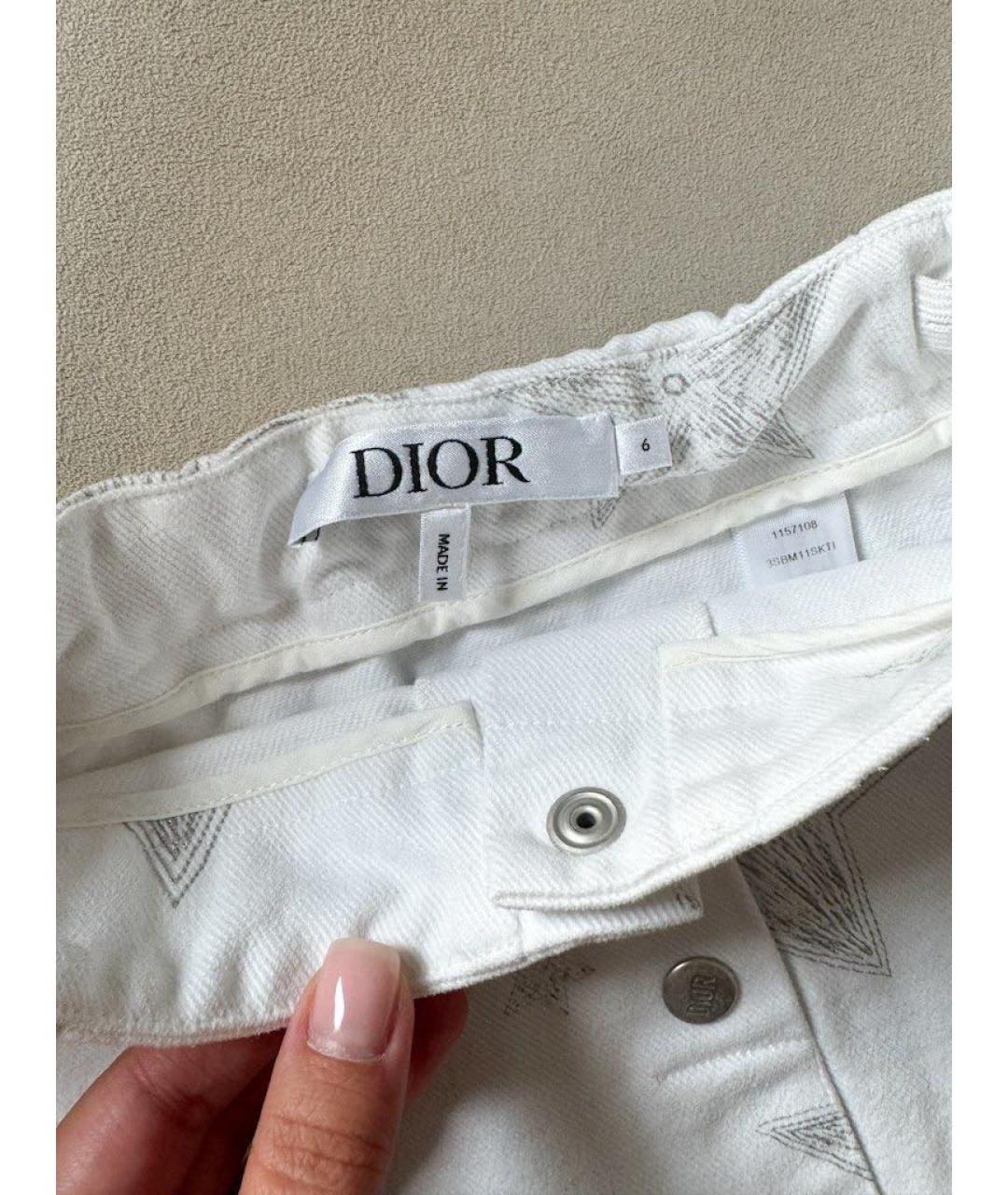 BABY DIOR Белая деним юбка, фото 4