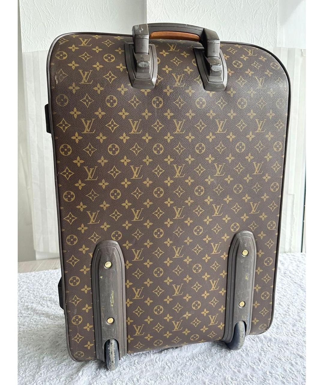 LOUIS VUITTON Коричневый чемодан, фото 2