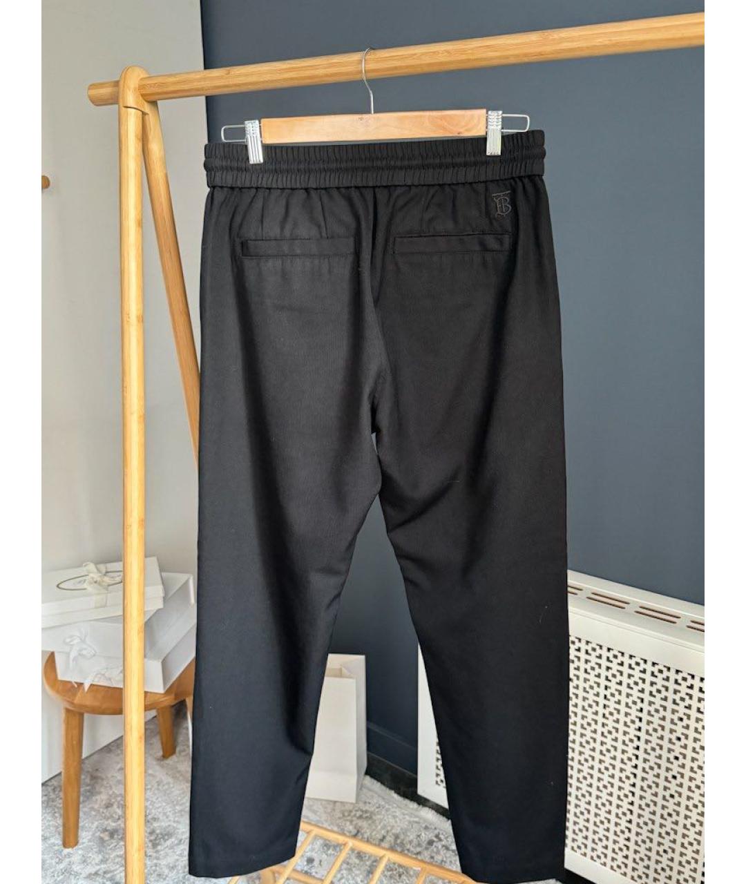 BURBERRY Черные спортивные брюки и шорты, фото 2